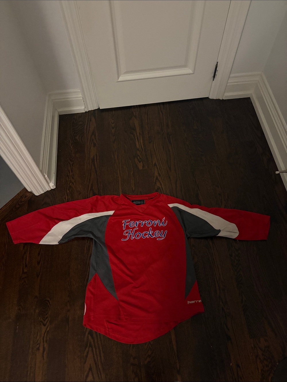 Red Kids Long-Sleeve Practice Jersey